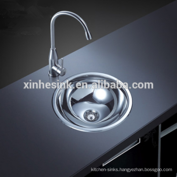 Stainless Steel SUS 304 small Round single wash basin